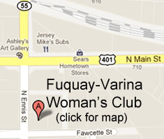 Fuquay-Varina Womans Club Map