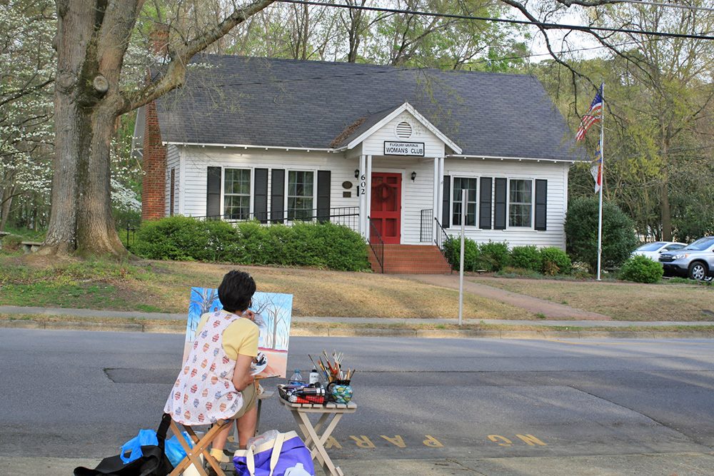 Fuquay-Varina Woman's Club En Plein Air