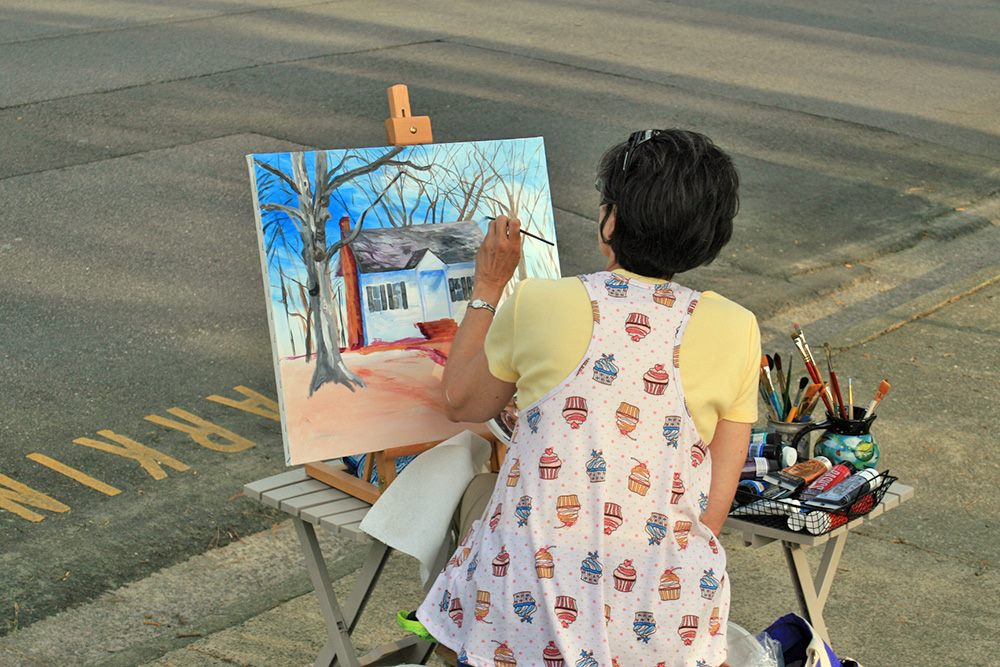 Fuquay-Varina Woman's Club En Plein Air